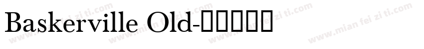 Baskerville Old字体转换
